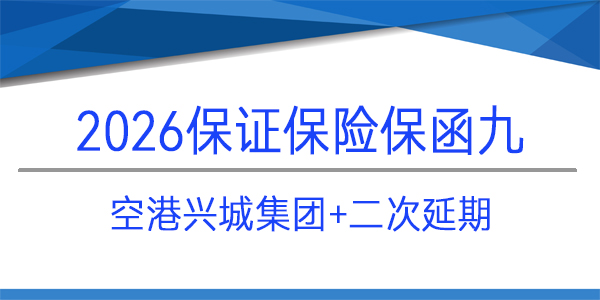 空港興城集團,二次延期,保證保險